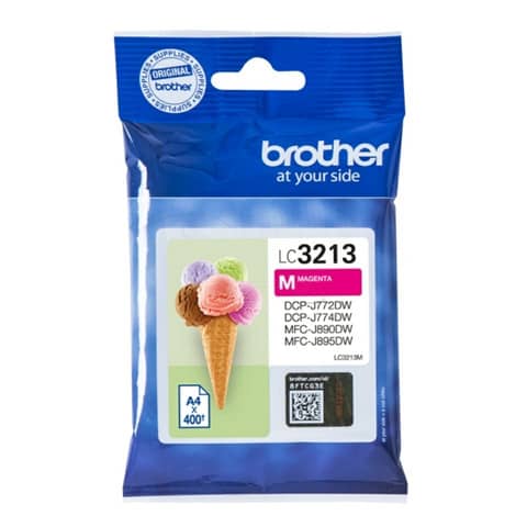 Cartuccia Brother magenta LC3213M